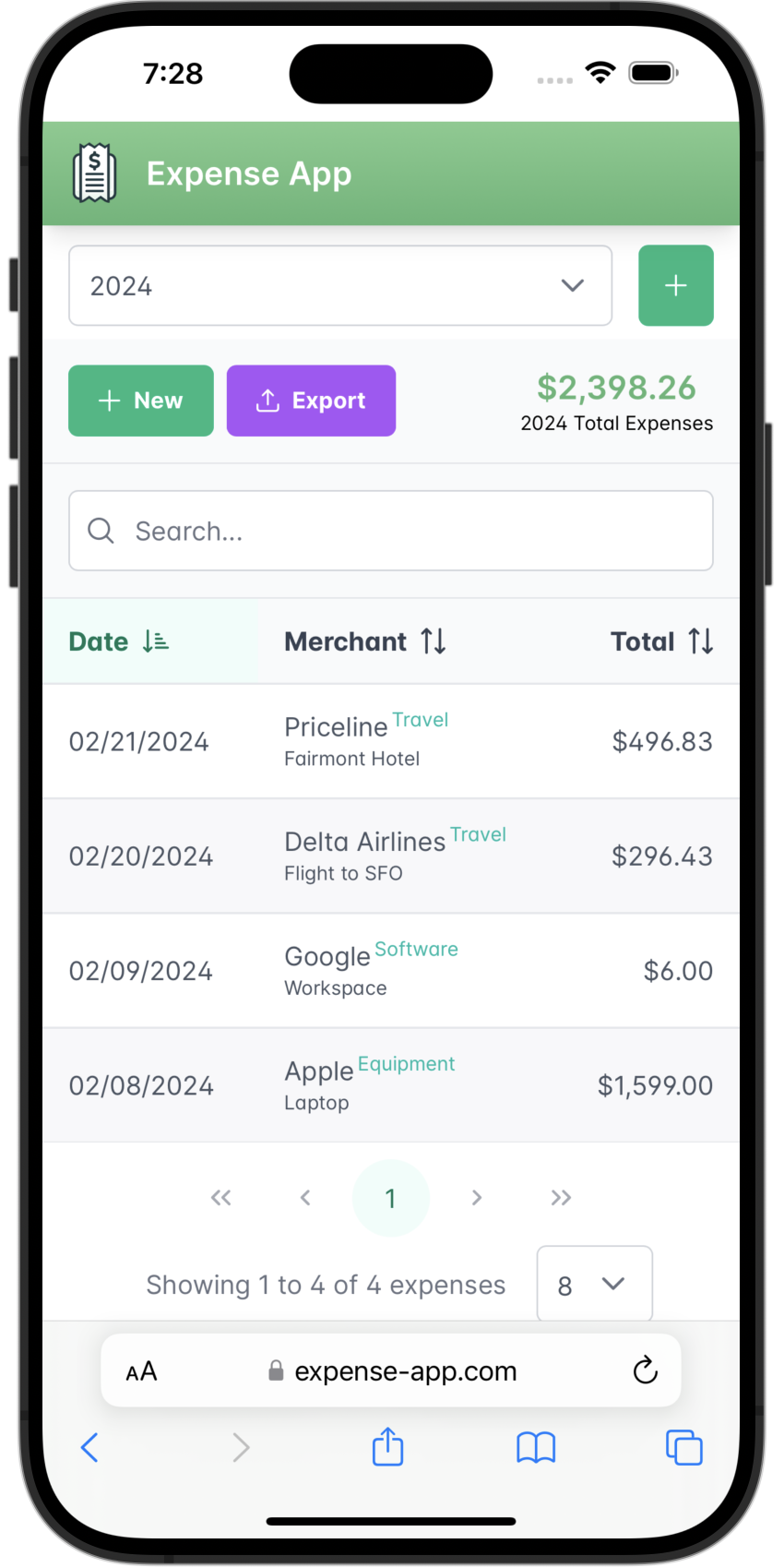 startuptile Expense App-Save all your expenses to your Google Drive