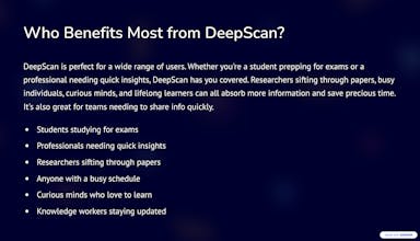 DeepScan Article Summarizer AI Extension gallery image