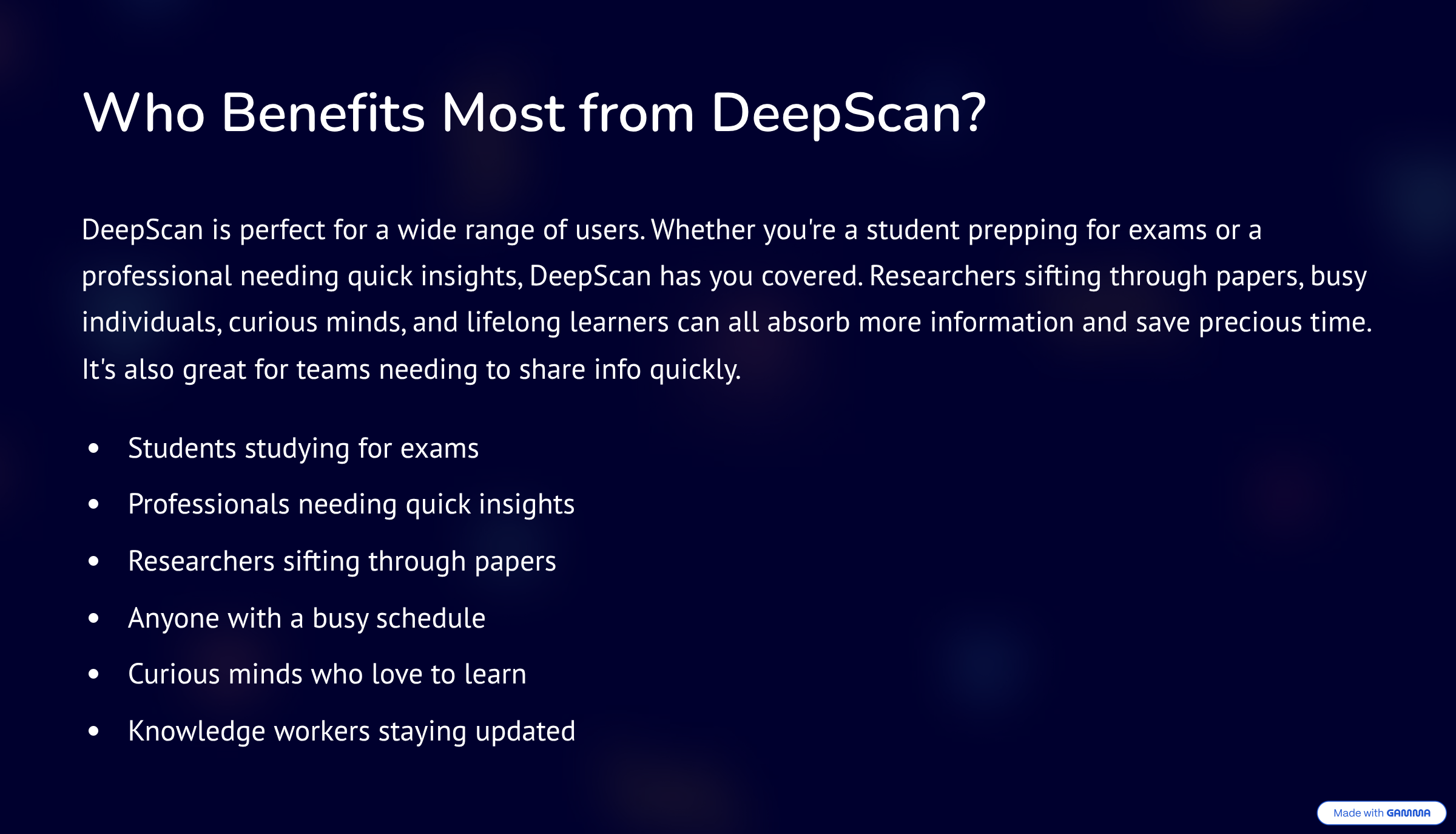 Média Extension de Summarizer Ai DeepScan 10