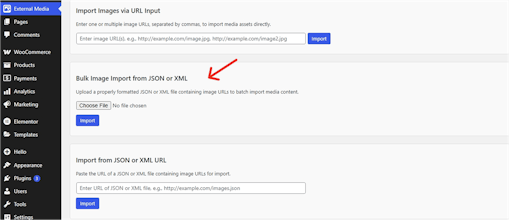External Images WordPress Plugin gallery image