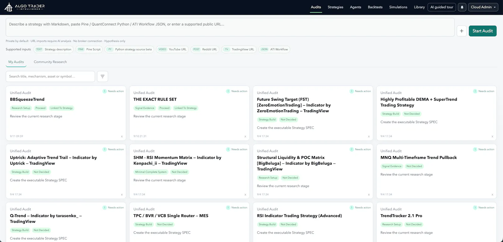 Algo Trader Intelligence screenshot 1