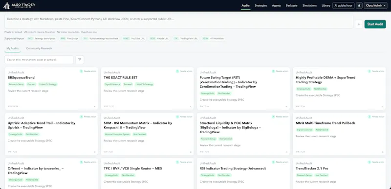 Algo Trader Intelligence screenshot 1
