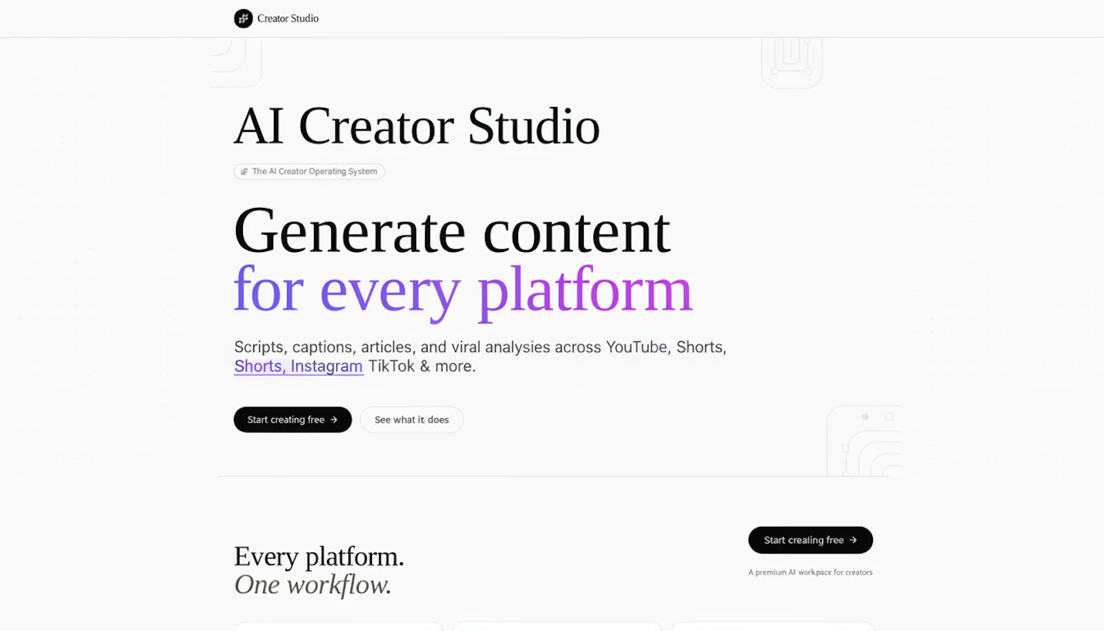 Ai Creator Studio screenshot 1