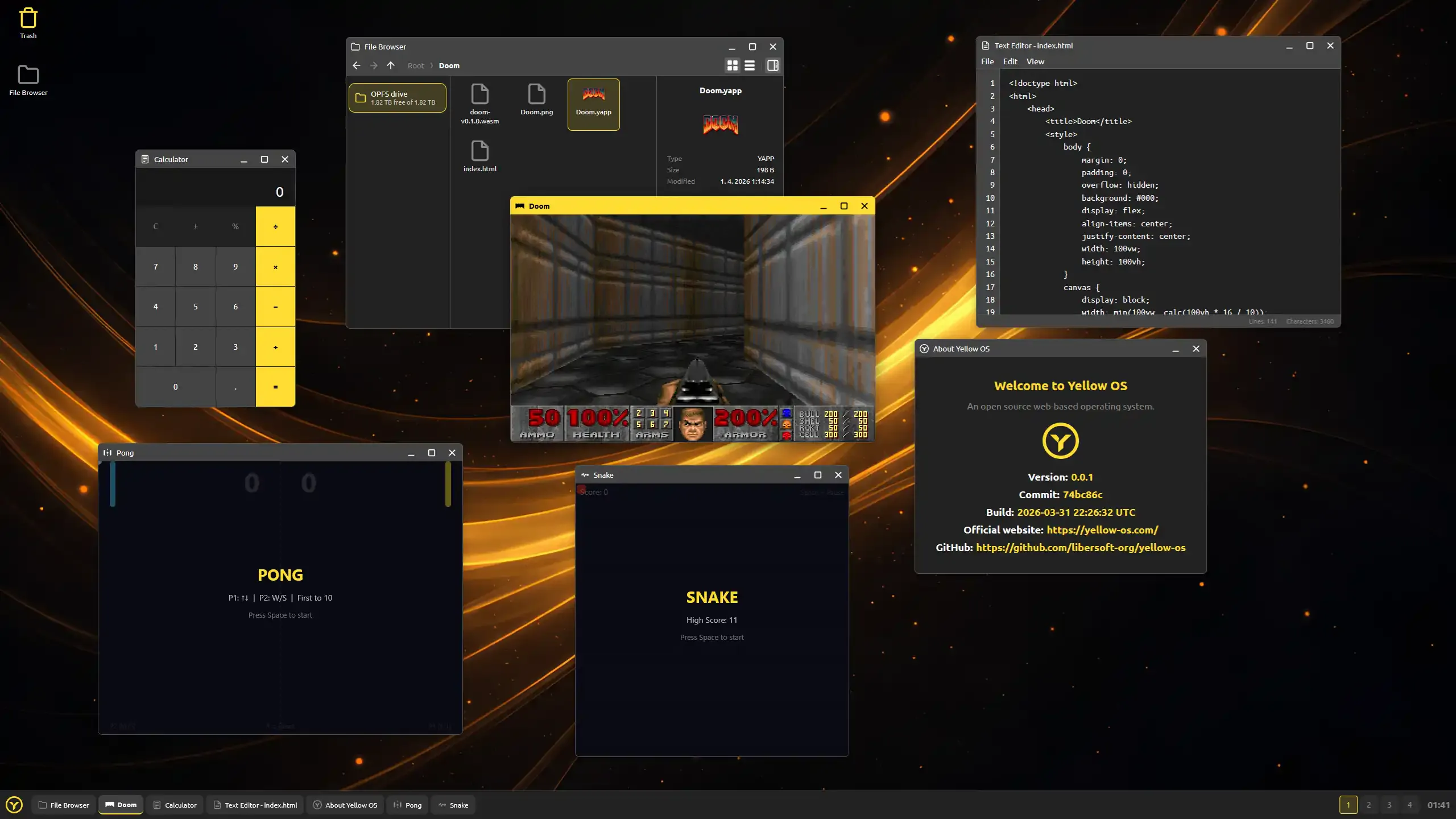 Yellow OS 제품 배너
