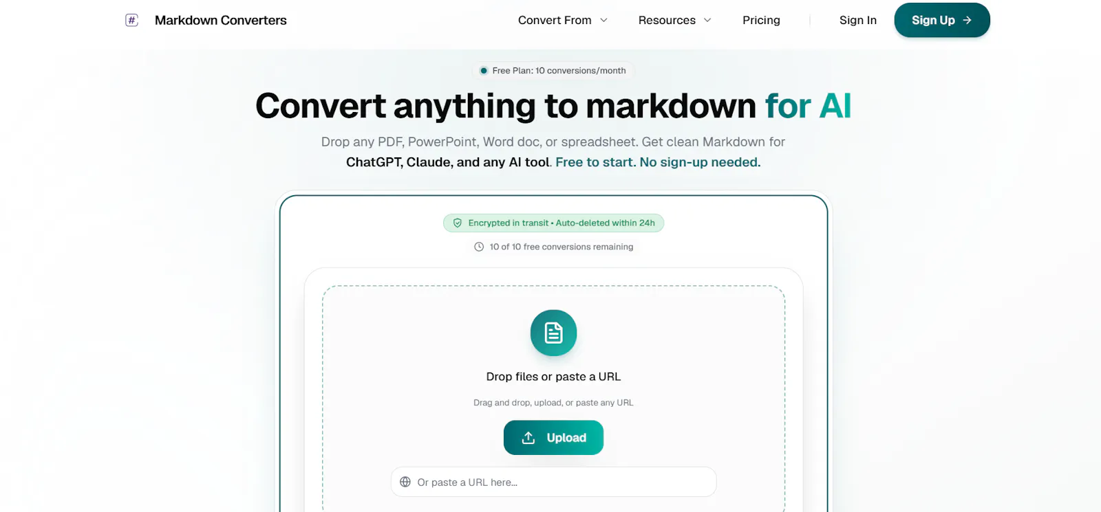 Markdown Converters screenshot 1