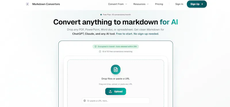 Markdown Converters screenshot 1