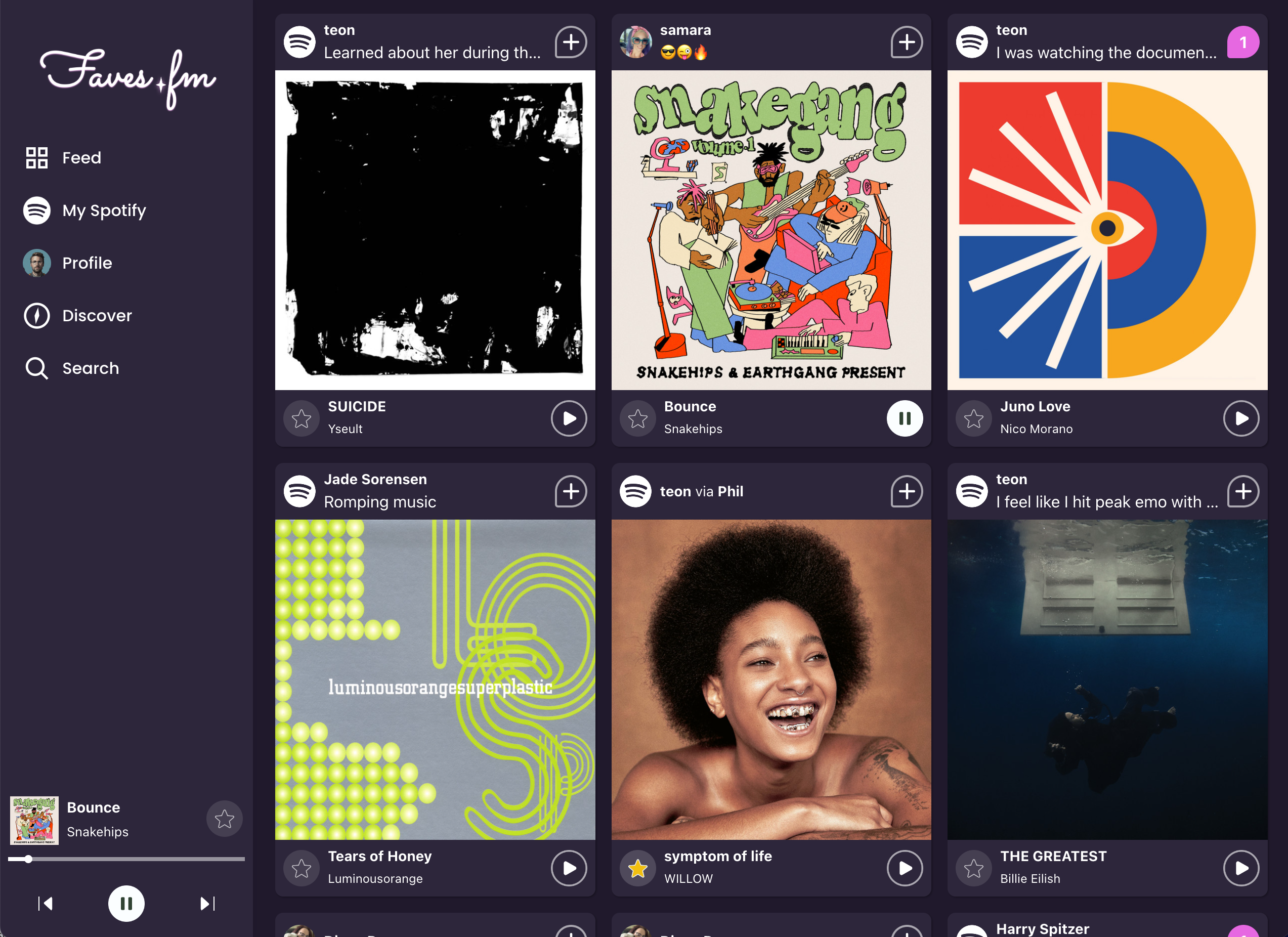 Mídia 2 de Faves.fm - Música seus amigos humanos amam