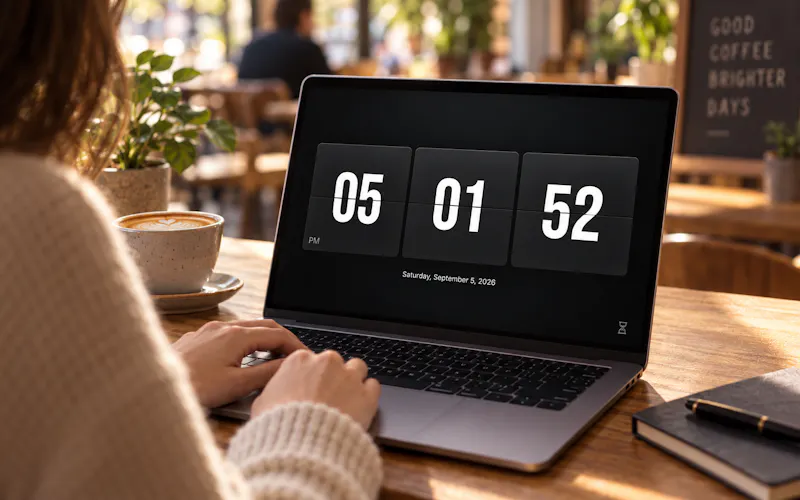 Digital Clock Online screenshot 1