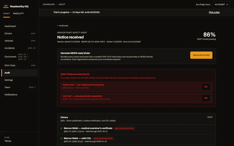 Roadworthy HQ screenshot 3