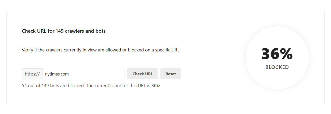 Web Crawler Directory & Bot Database - Screenshot 4 showing product features and functionality