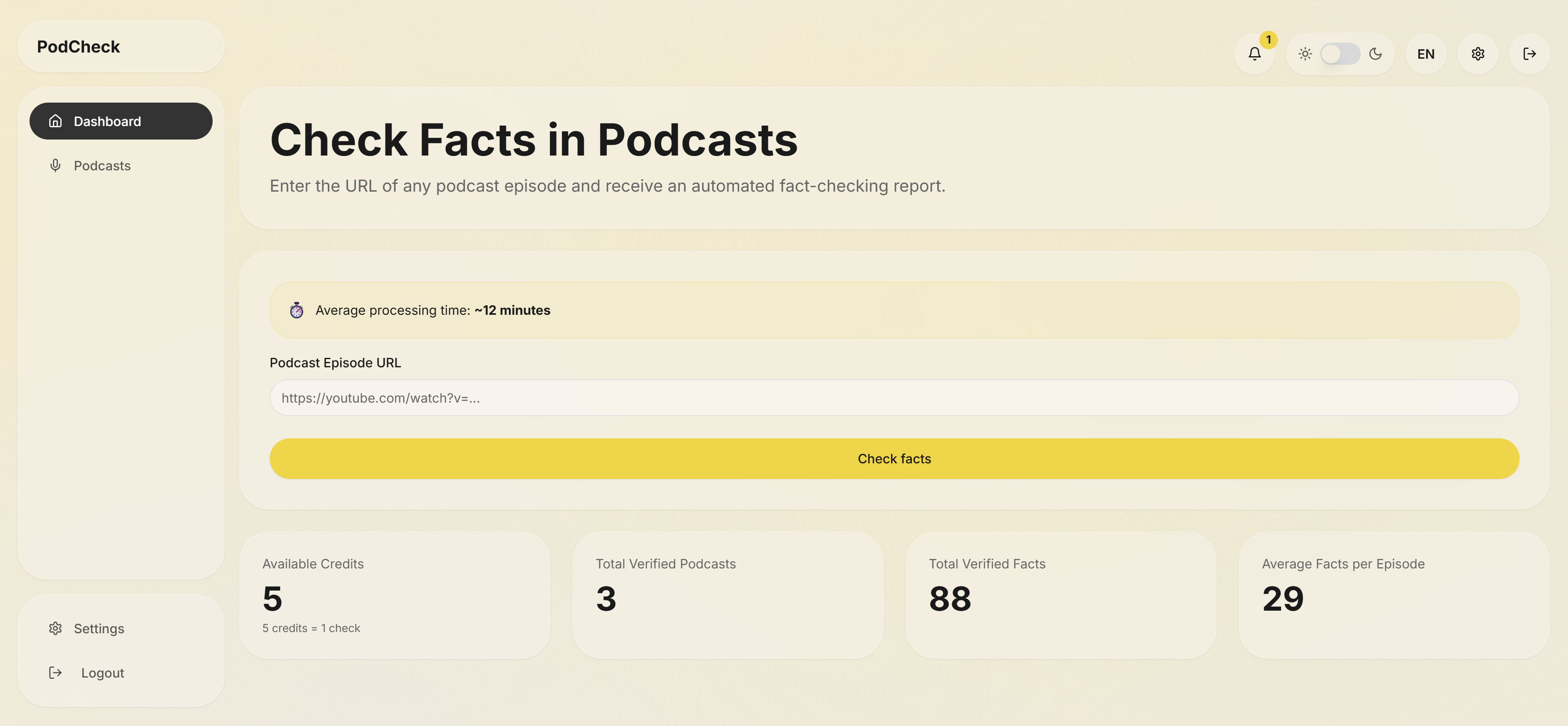 PodCheck gallery image