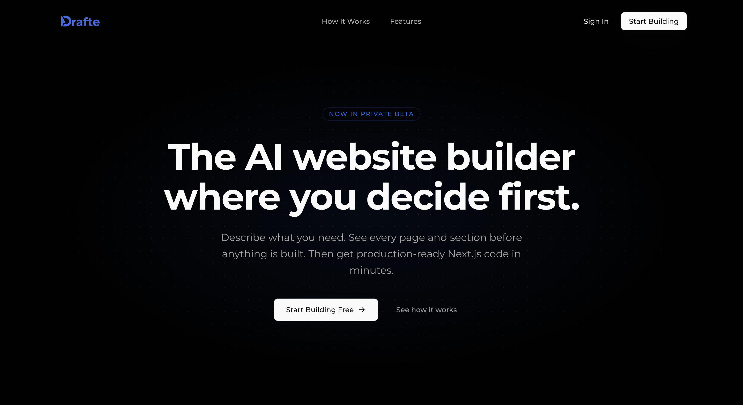 Drafte - Main product screenshot demonstrating key features and user interface