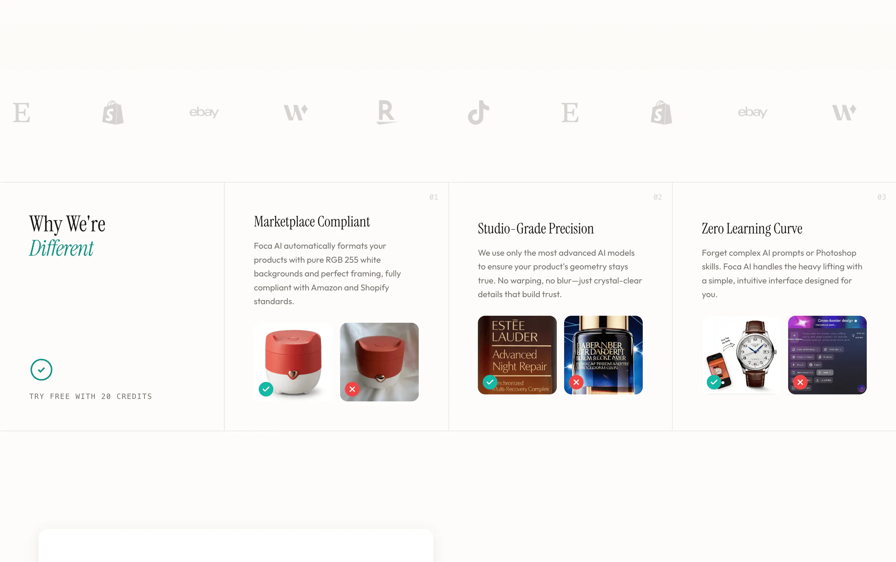 Foca AI - White BG E-commerce Images gallery image