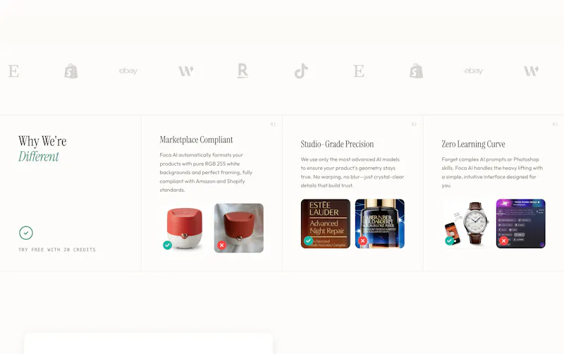 Foca AI - White BG E-commerce Images screenshot 10