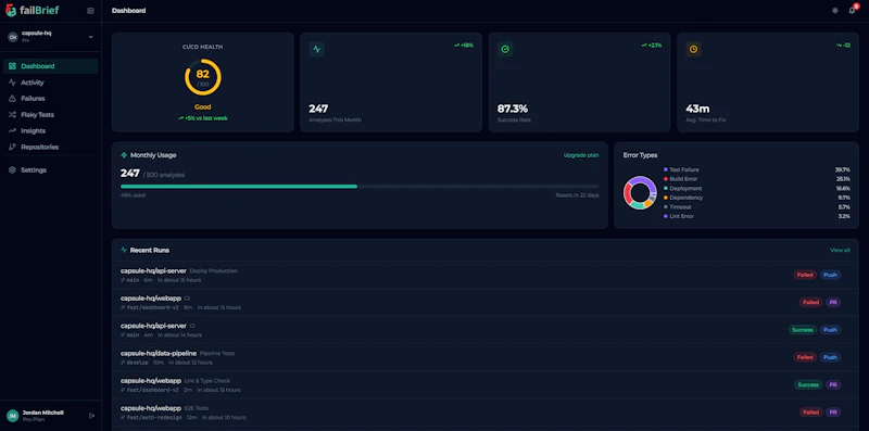 FailBrief screenshot 2