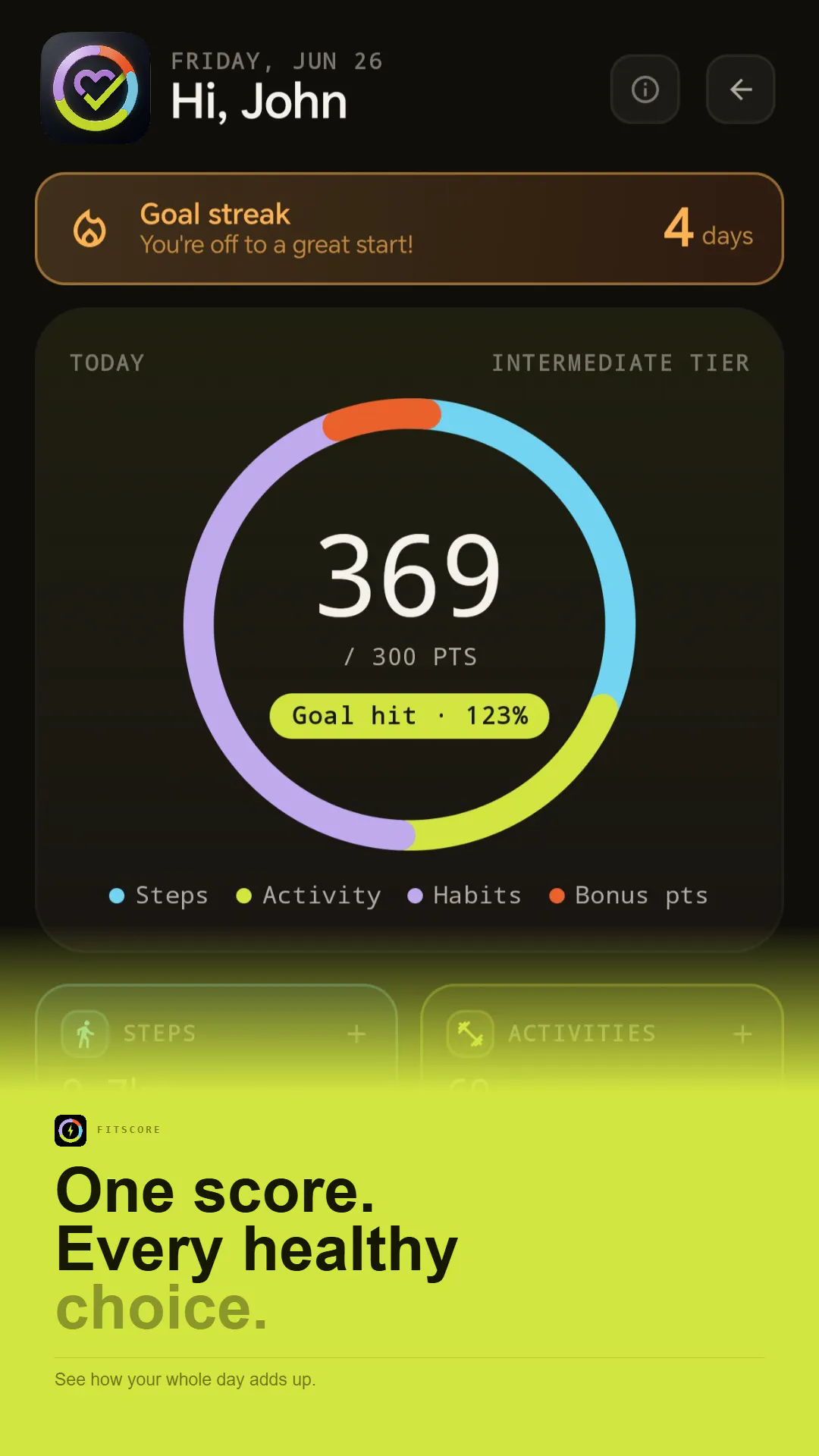 FitScore: Daily Health Tracker gallery image