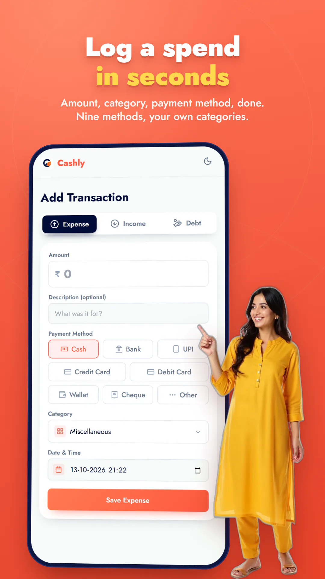 Cashly: Expense, EMI & Debt gallery image