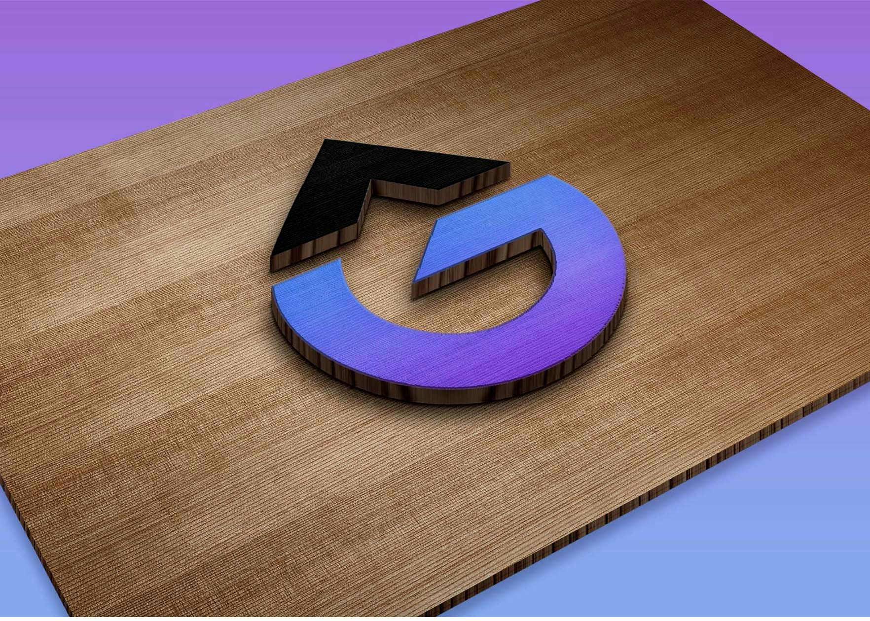 Free 3D Logo Mockup Collection gallery image