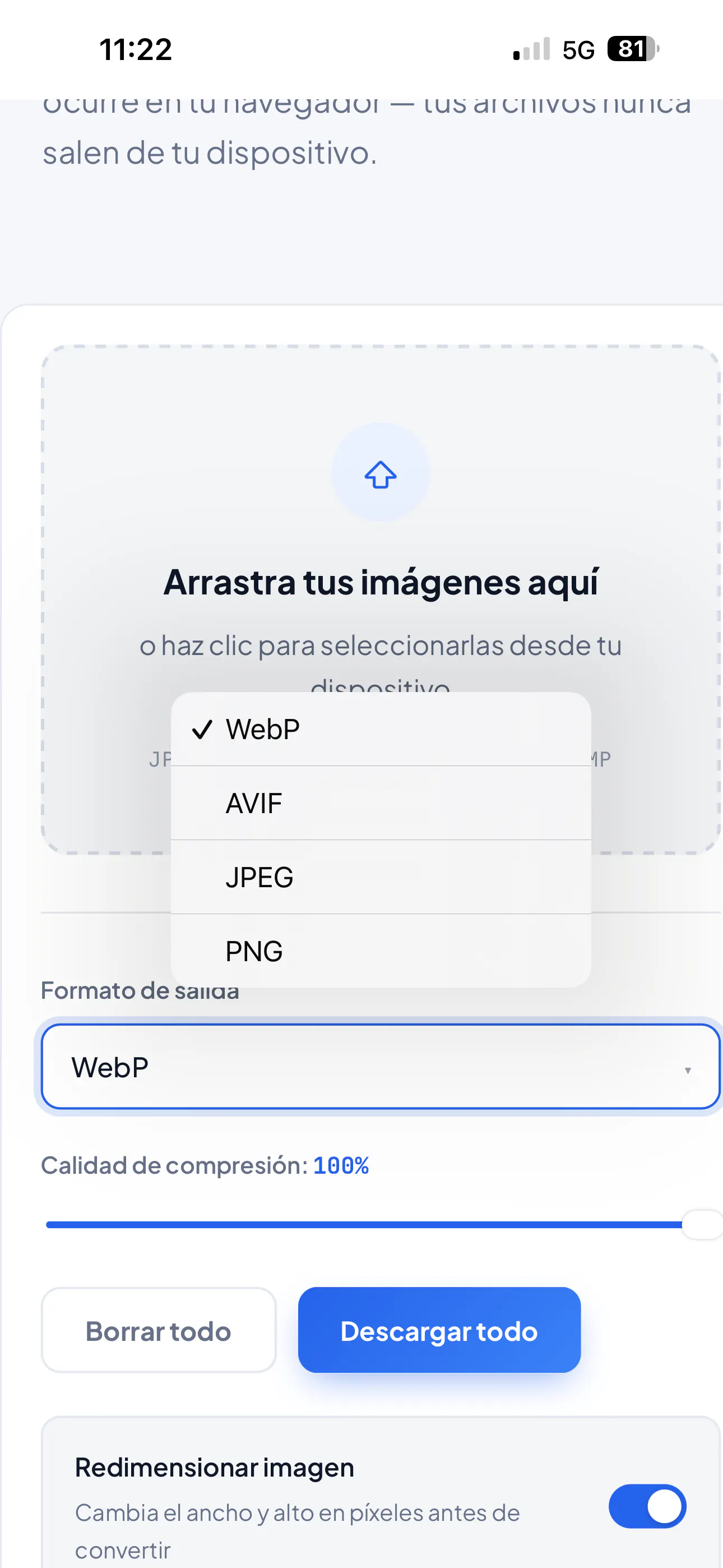 WebP & AVIF Image Converter gallery image