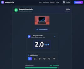 HowHeavy.io gallery image