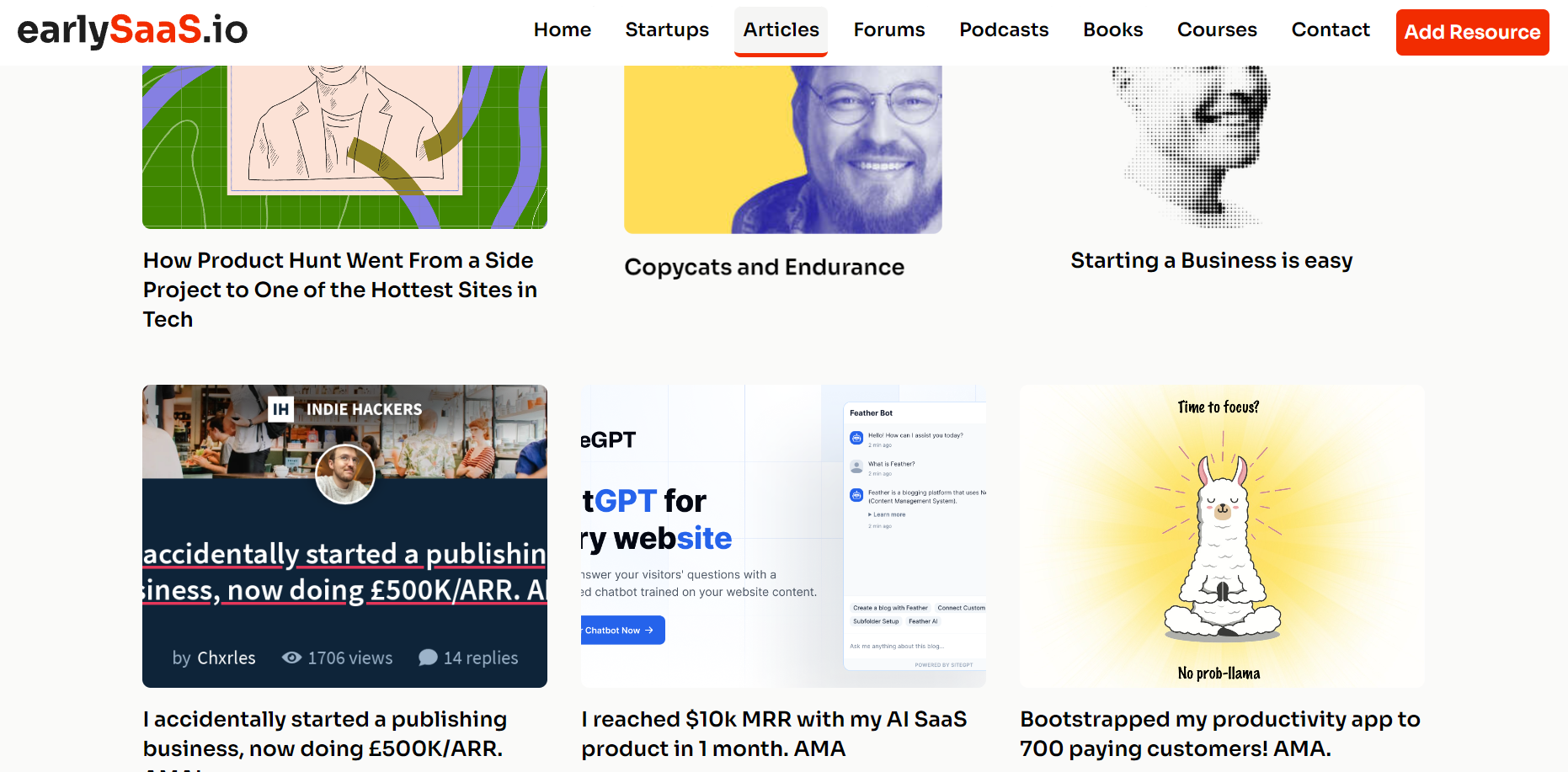 EarlySaaS.io - SaaS 업계에서 앞서 나가는 자원 모음 미디어 2