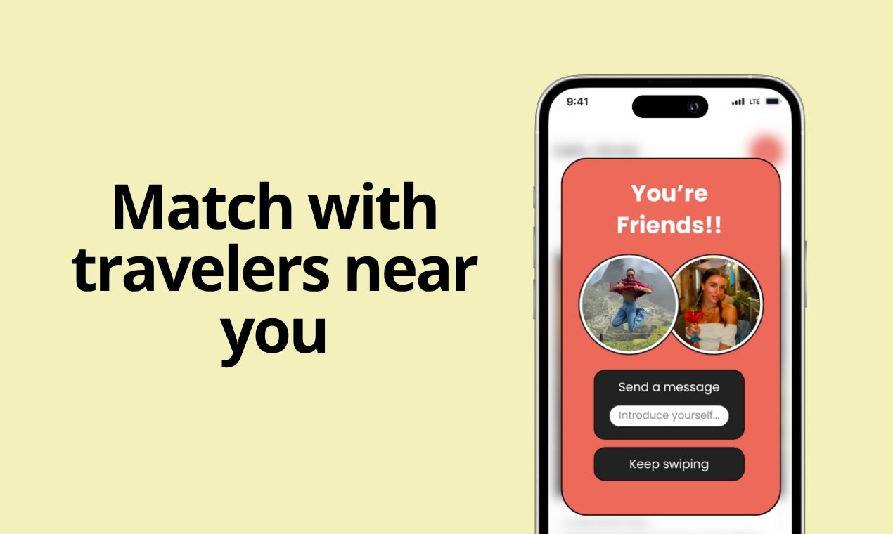 MiaVia Solo Travel App - Screenshot 2 showing product features and functionality