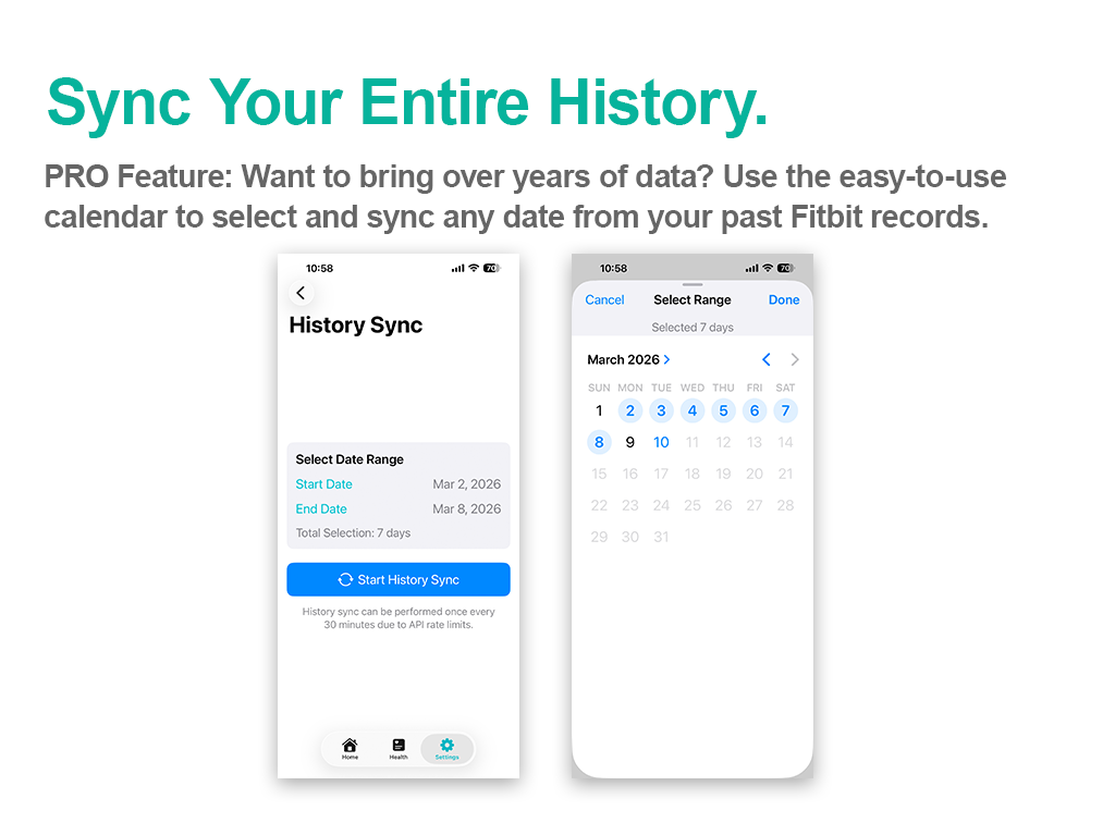 FitbridgeSync:Fitbit to health gallery image
