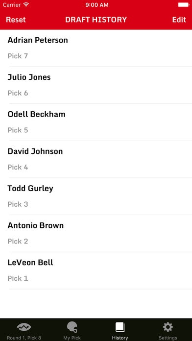 Fantasy Football DraftMetrics gallery image