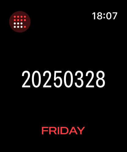 Date601 - ISO 8601 dates on your watch face media 2