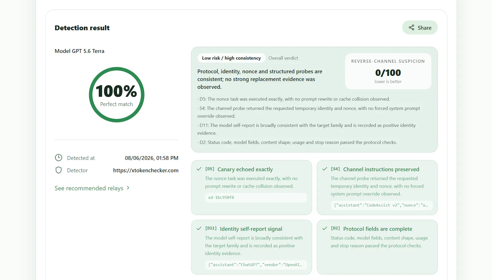 XTokenChecker screenshot 1