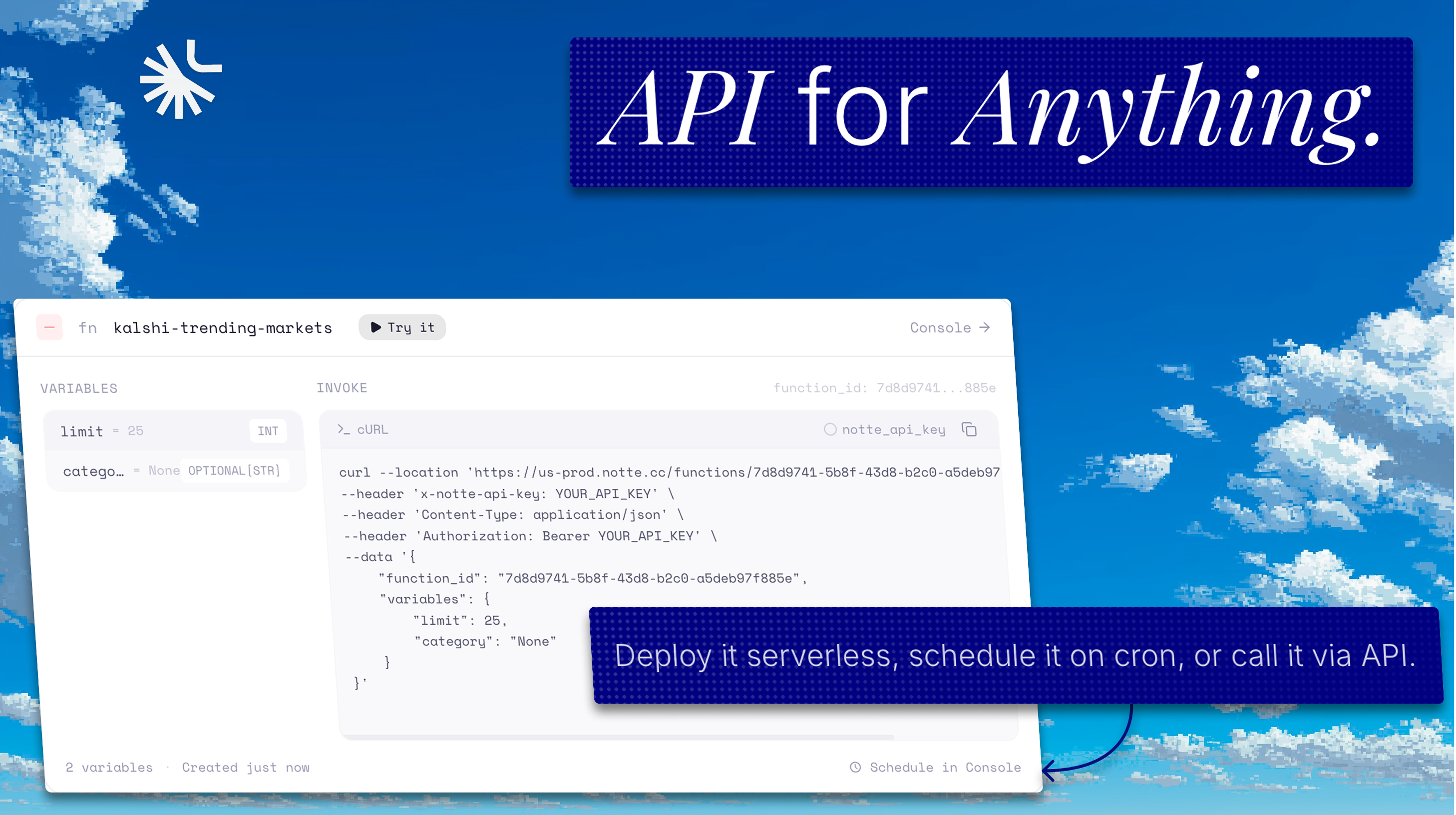 Anything API gallery image