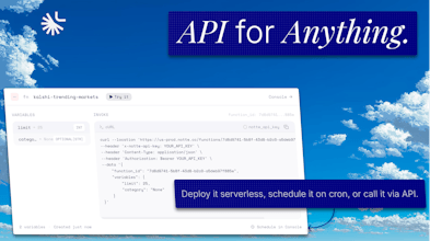 Anything API gallery image