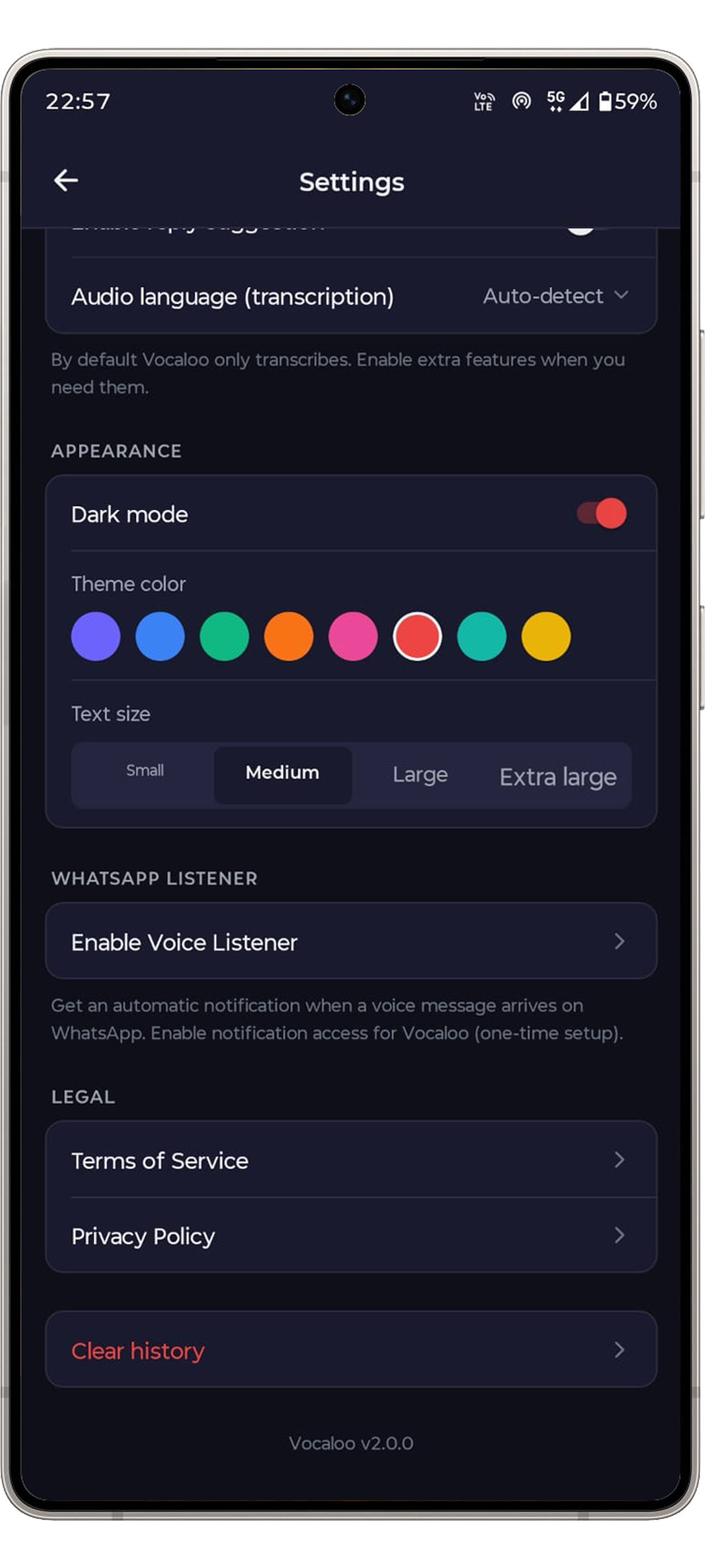 Vocaloo: Voice to Text & Translate gallery image