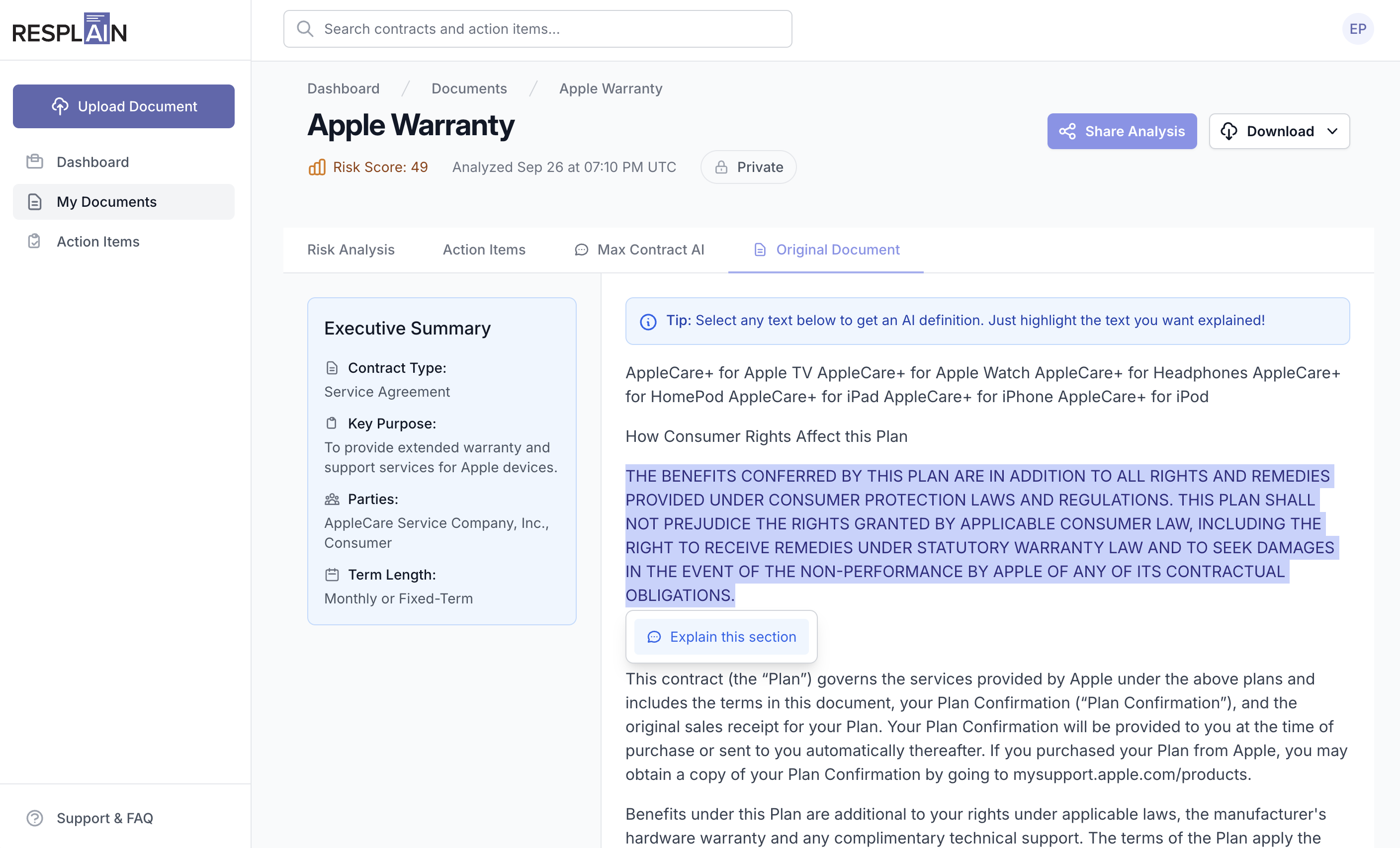 Resplain - Screenshot 5 preview