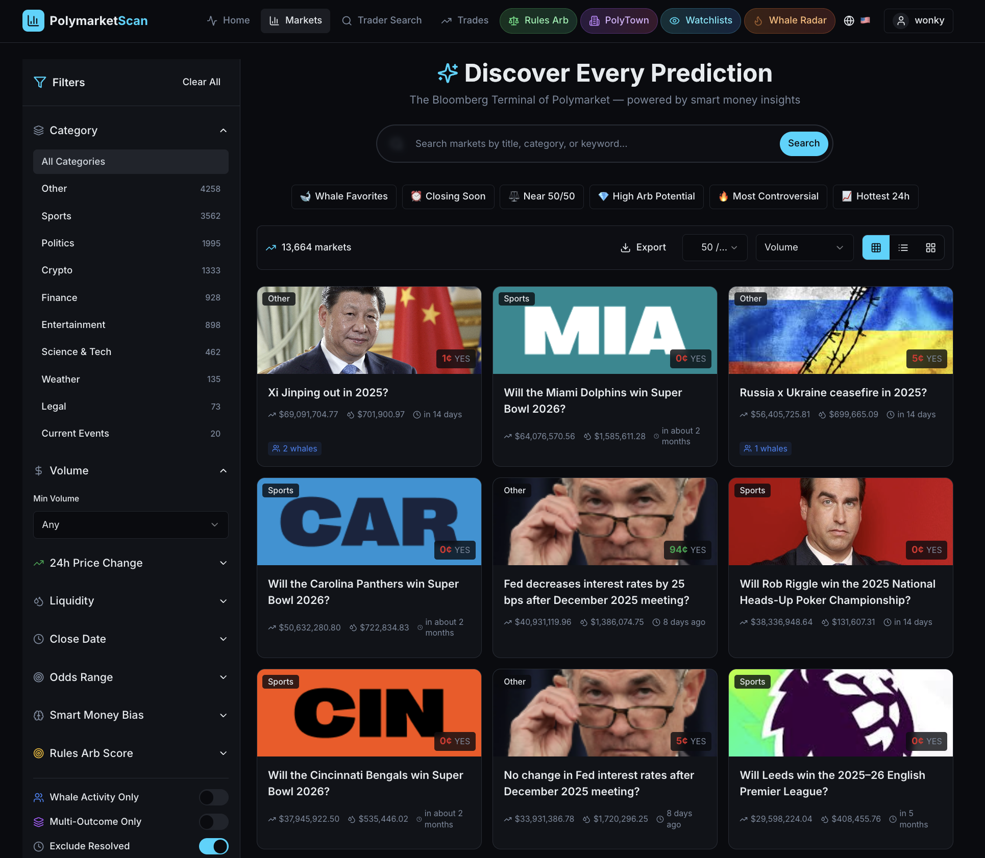 PolymarketScan gallery image