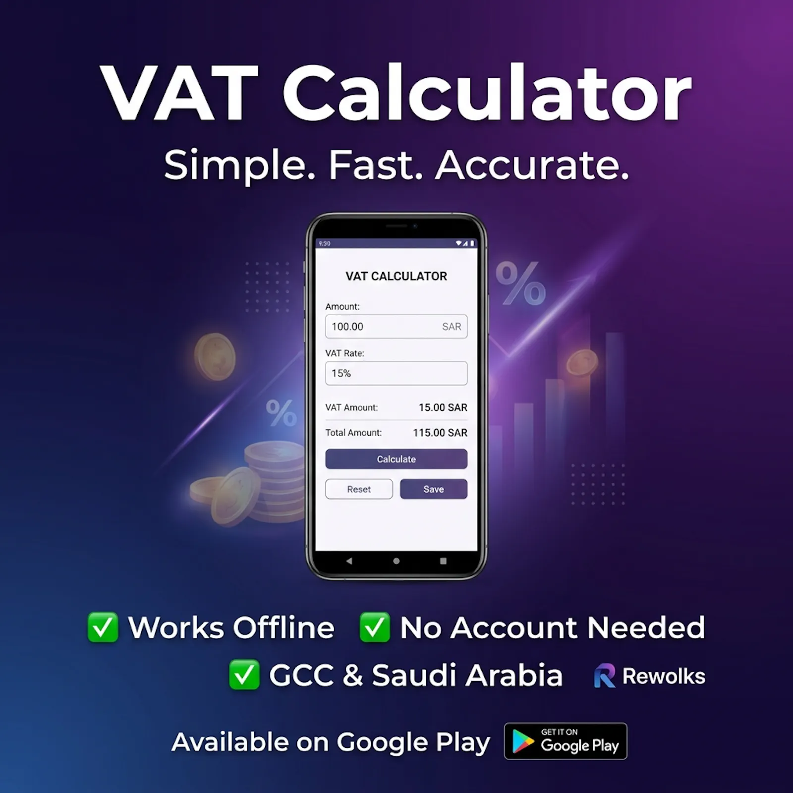 VAT Calculator by Rewolks screenshot 1