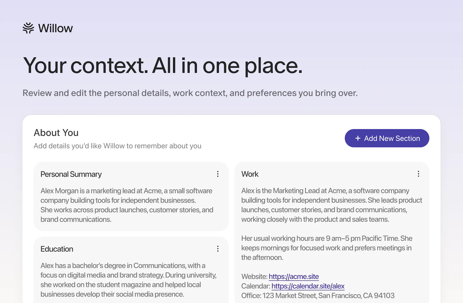 Willow Knowledge screenshot 4