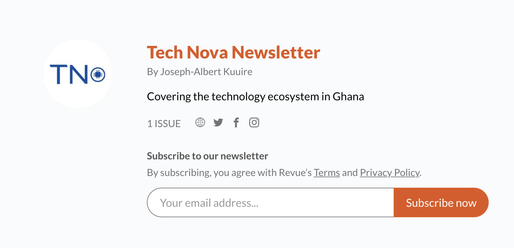 Tech Nova Newsletter