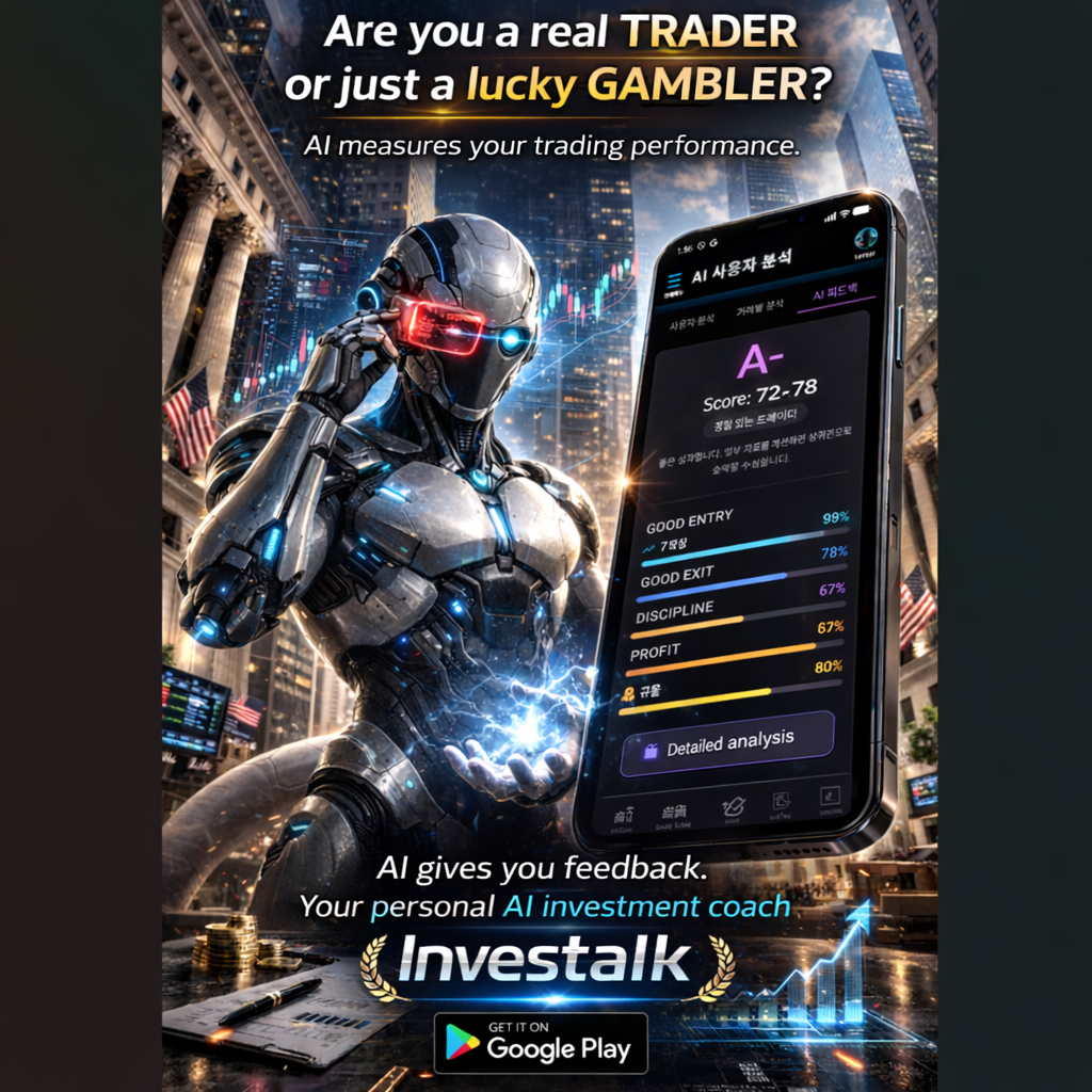 Investalk -AI analysis (us stock, coin)  - Main product screenshot demonstrating key features and user interface