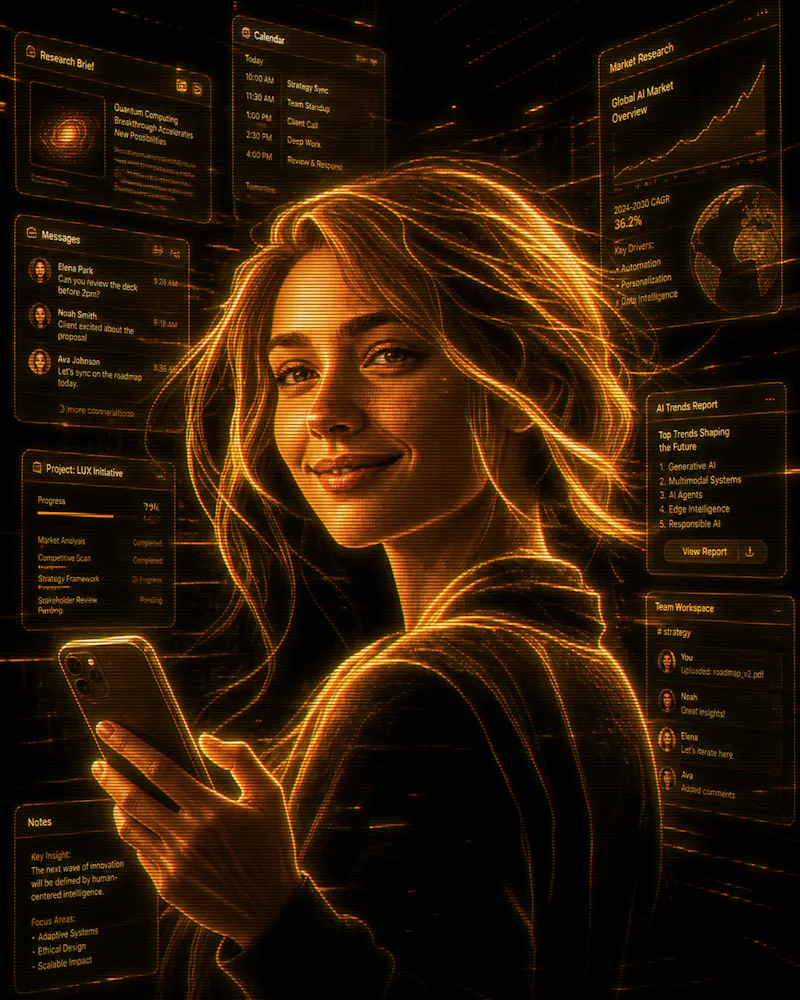 Lux - AI Agent on iMessage screenshot 1