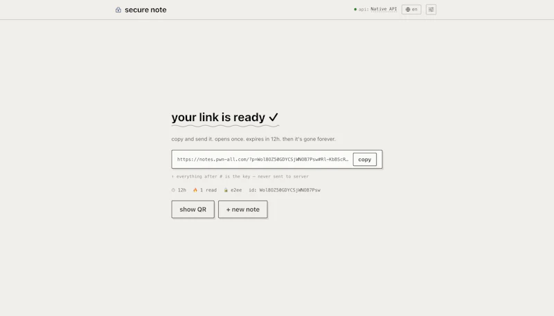 SecNote screenshot 6