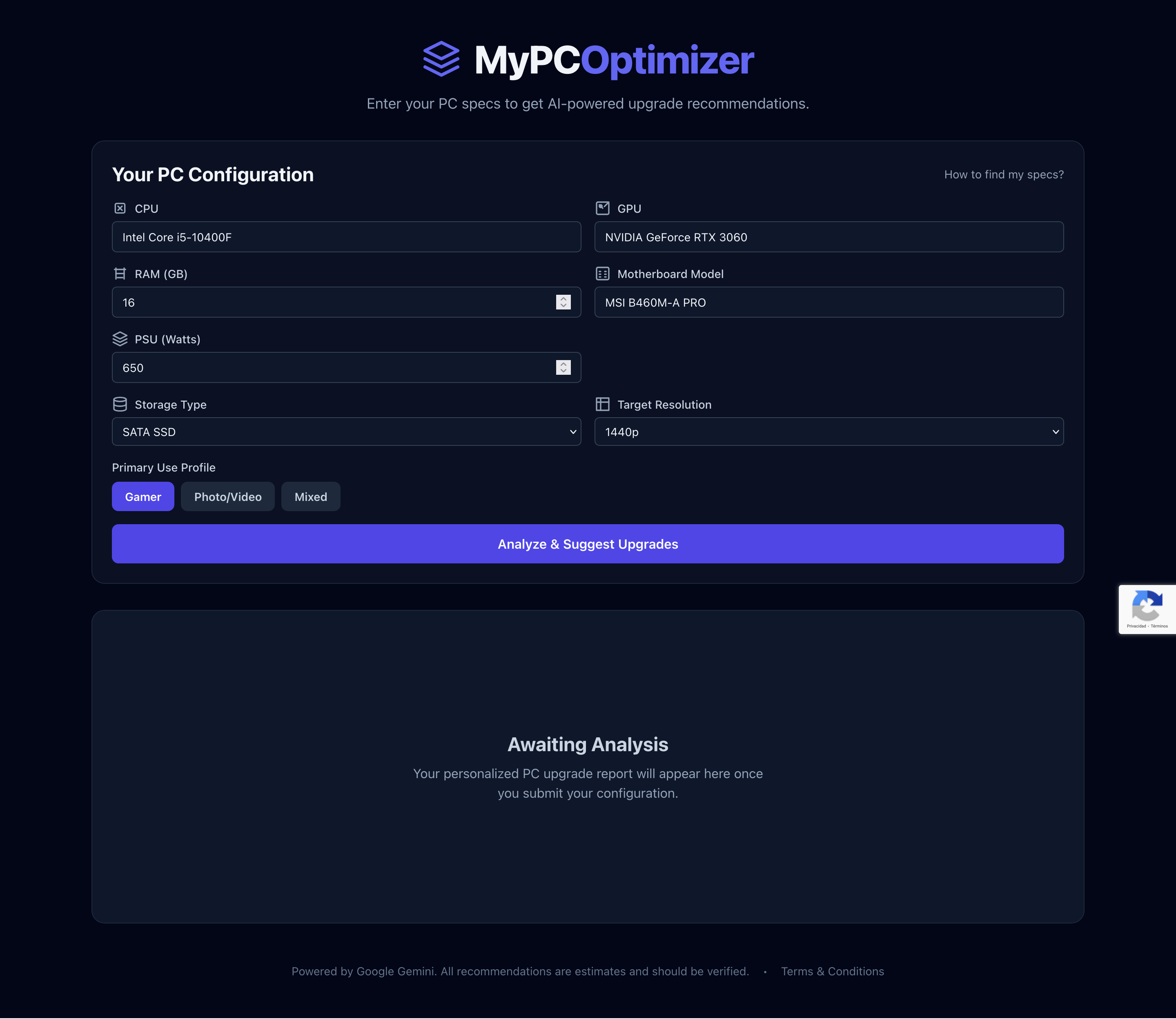MyPCOptimizer gallery image