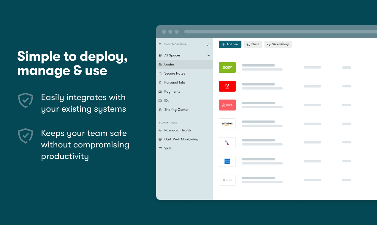 Media Starter Dashlane 2