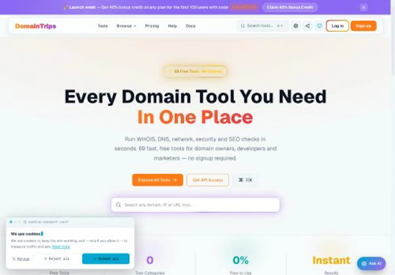 DomainTrips screenshot 1