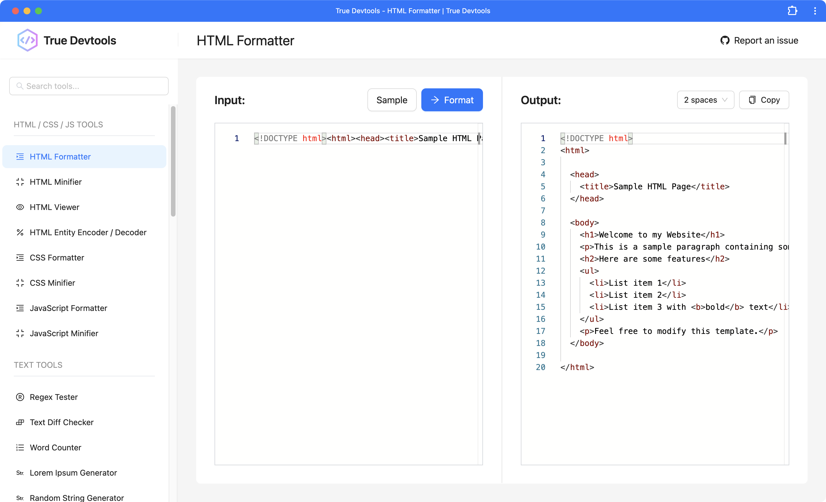 Истинные Devtools media 1