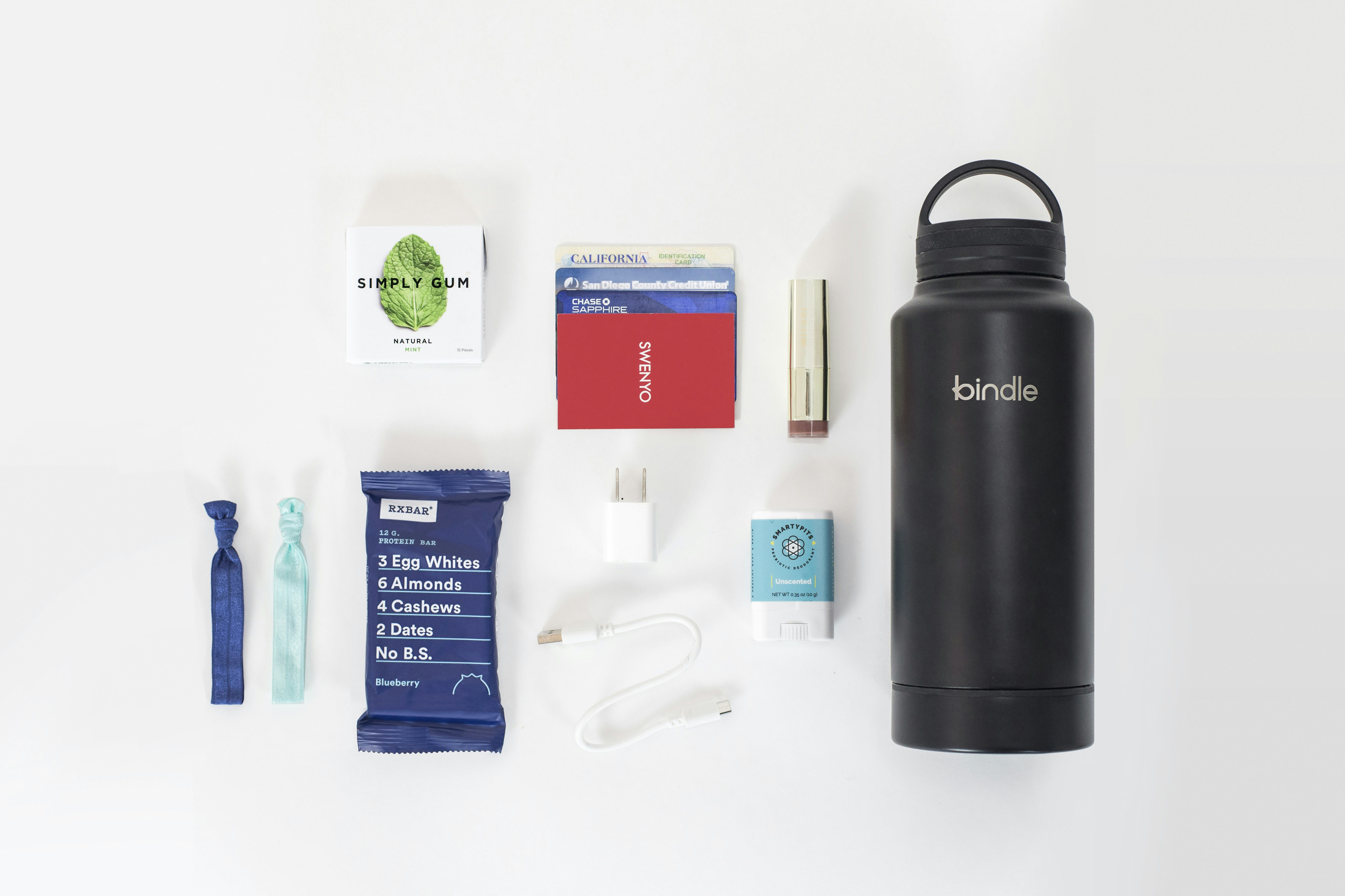 Bindle Bottle: Stainless H2O bottle with integrated storage gallery image