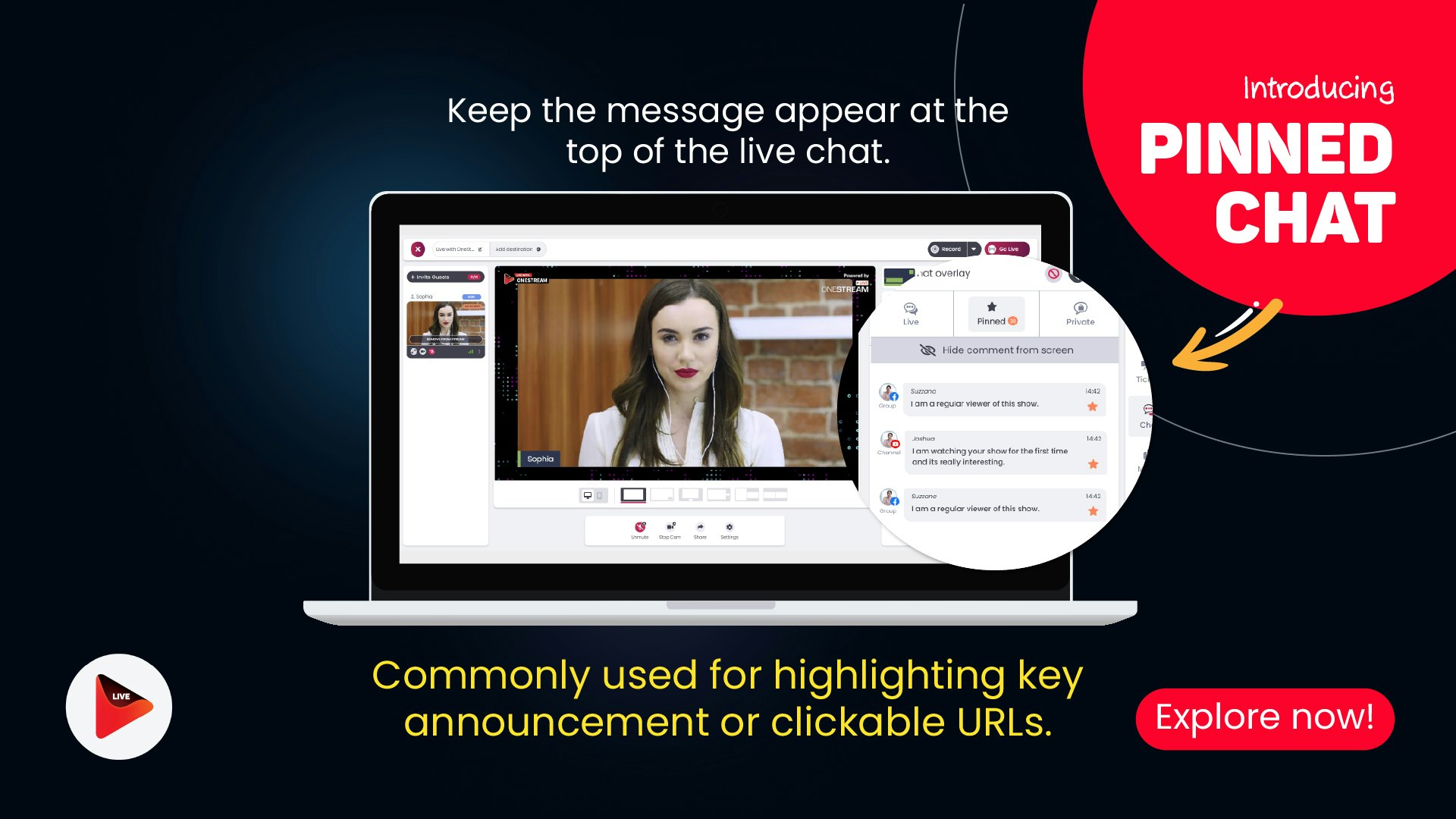 OneStream Live - Version 8.0.7 - Experience the power of stability with OneStream Live Studio media 4