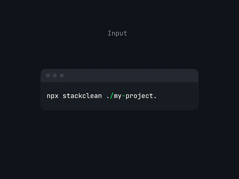 StackClean screenshot 1