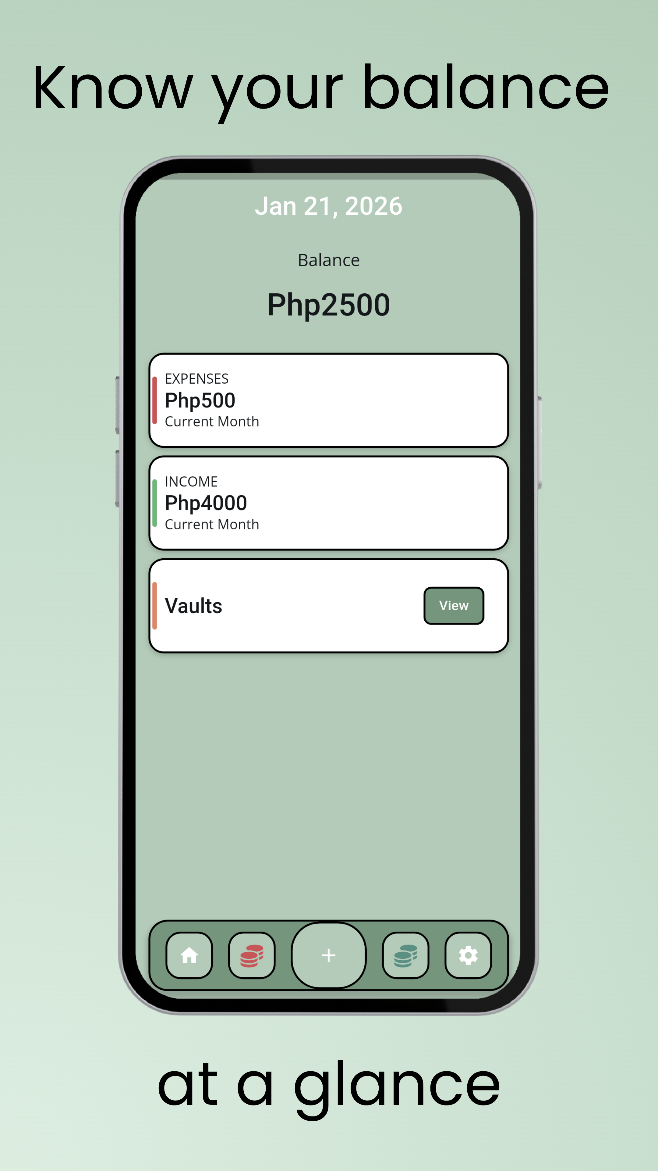 Chest - Simple Expense Tracker - Main product screenshot demonstrating key features and user interface