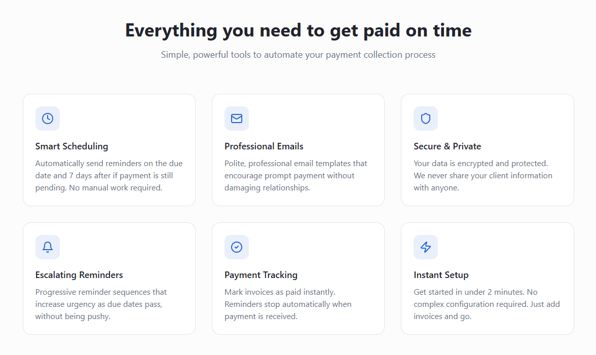 PayMeSwift - Screenshot 3 showing product features and functionality